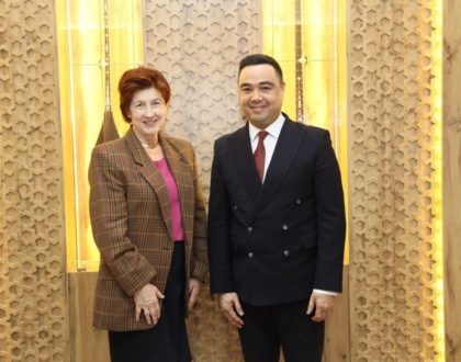 An official meeting was held with the Ambassador Extraordinary and Plenipotentiary of Canada to Uzbekistan Ms. Alison Le Clair